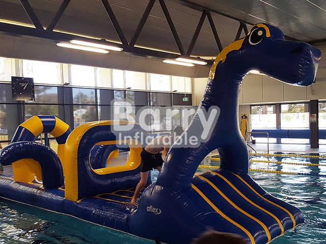 Pool Floating Dragon Aqua Run,Inflatable Water Obstacle Course For Sale BY-AR-005